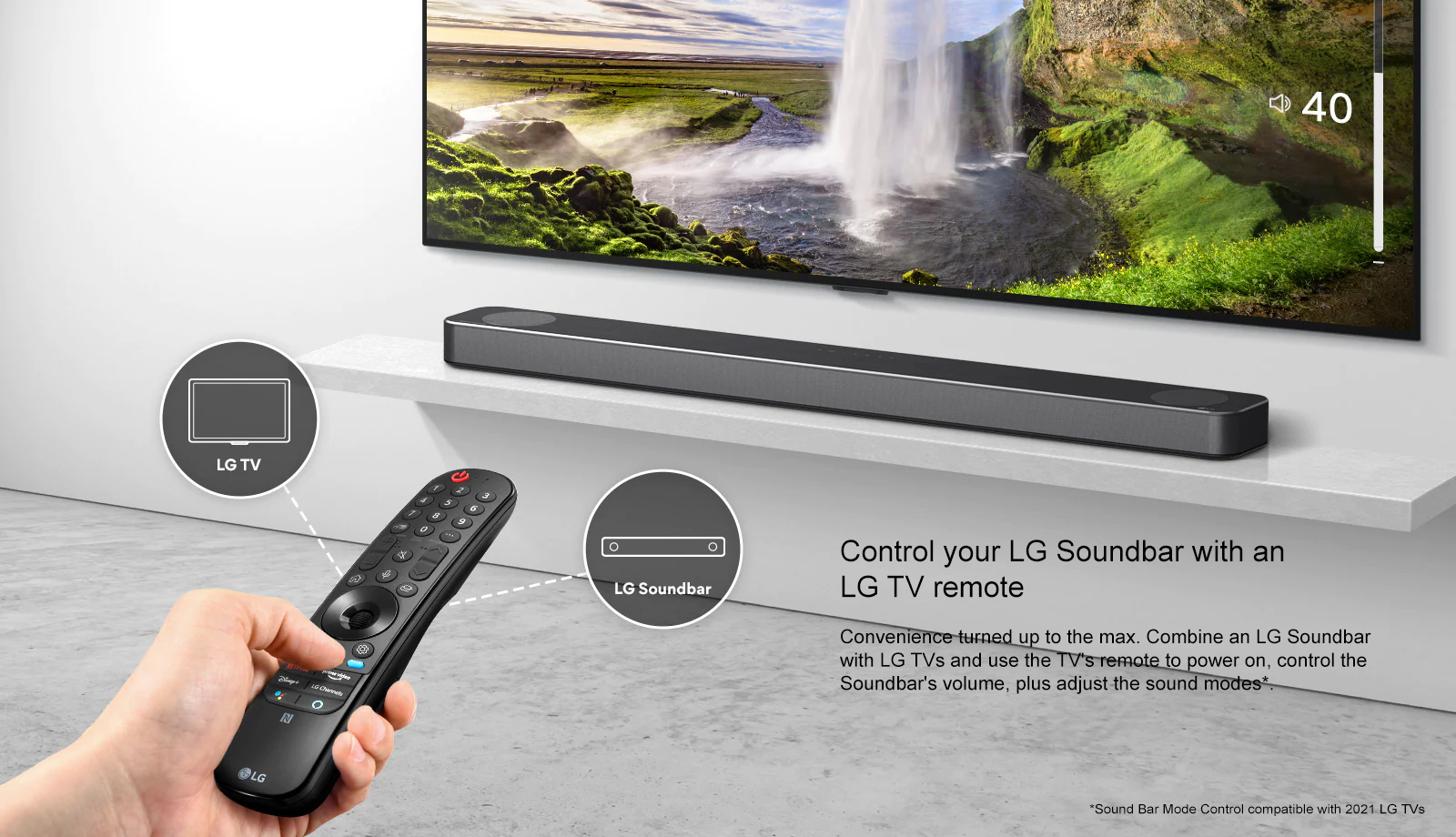 LG SP70Y, 380W, 3.1.2ch w/Meridian & Dolby Atmos® Soundbar - Factory Seconds