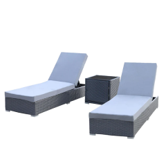 Brand New Milano Decor Arcadia Furniture 3 Piece Sunlounge Set