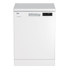 Beko DFN38450W 60cm 14 P/S White Freestanding Dishwasher - Carton Damaged