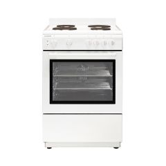 Euromaid EW60 600mm White Electric Oven+Solid Cooktop - Factory Seconds 2nd