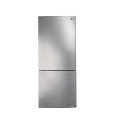 LG GB-450UPLX 450L Shiny Steel Bottom Mount Refrigerator - Refurbished