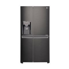 LG GS-D665BSL 665L Black Stainless Side by Side Fridge - Factory Second 2nd