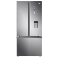 Haier HRF520FHS 514L Satina French Door Refrigerator Freezer - Factory Seconds 2nd