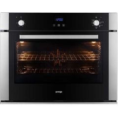 Home Cooking Appliances Omega OO757X 75cm 7 Function Electric Wall Oven - Carton Damaged