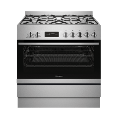Westinghouse WFE915SD Stainless 90cm Dual Fuel Freestanding Cooker - Factory Seconds 2nd