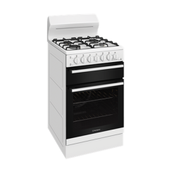 Westinghouse WLG512WCNG White 54cm Gas Freestanding Cooker w/grill - Factory Seconds 2nd