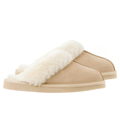 Brand New Royal Comfort Womens Ugg Scuff Slippers - Beige