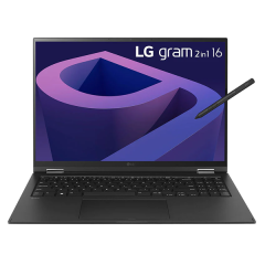LG Gram 16T90Q-G.AA55A 16" 2-in-1 16:10 IPS Display Ultra-Lightweight Laptop - Factory Second 2nd