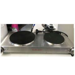 Brand New Turboline BHP201 Electric Double Hot Plate