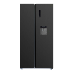 Brand New CHiQ CSS616NBSD 622L Black Steel Side by Side Refrigerator