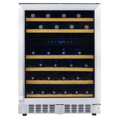 Delonghi DELWC46D 46 Bottle Dual Zone Wine Cabinet - Refurbished