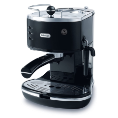 DeLonghi ECO310.BK Icona Pump Espresso Machine in Black Finish - Refurbished