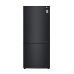LG GB-455MBL 454L Black Matte Bottom Mount Refrigerator - Factory Second 2nd