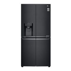 LG GF-L570MBNL 570L Black Slim French Door Fridge w/Water Dispenser - Factory Seconds 2nd