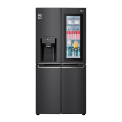 LG GF-V570MBLC Matte Black 508L Slim French Door Refrigerator - Carton Damaged