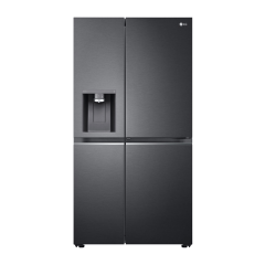 LG GS-D635MBLC 635L Matte Black Side by Side Refrigerator - Factory Seconds 2nd