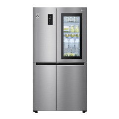 LG GS-VB680PL 687L Stainless Side by Side Fridge w/InstaView Door-In-Door® - Factory Seconds 2nd