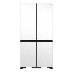 Hitachi RWB640VT0XMGW 638 Mirror Glass White French Refrigerator - Factory Second 2nd