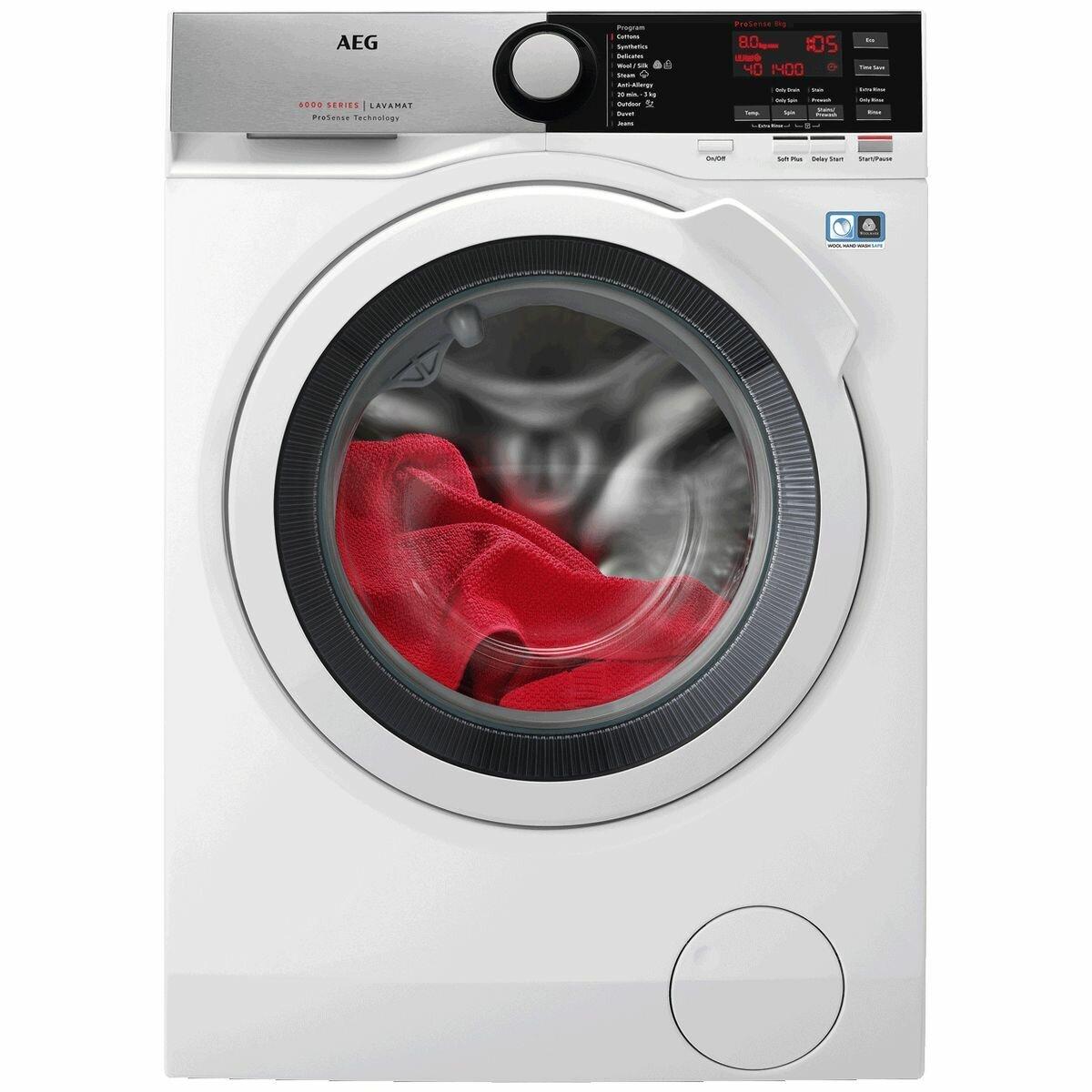 AEG 6000 Series 8kg Front Load Washing Machine LF6ES8431A_ Factory Seconds