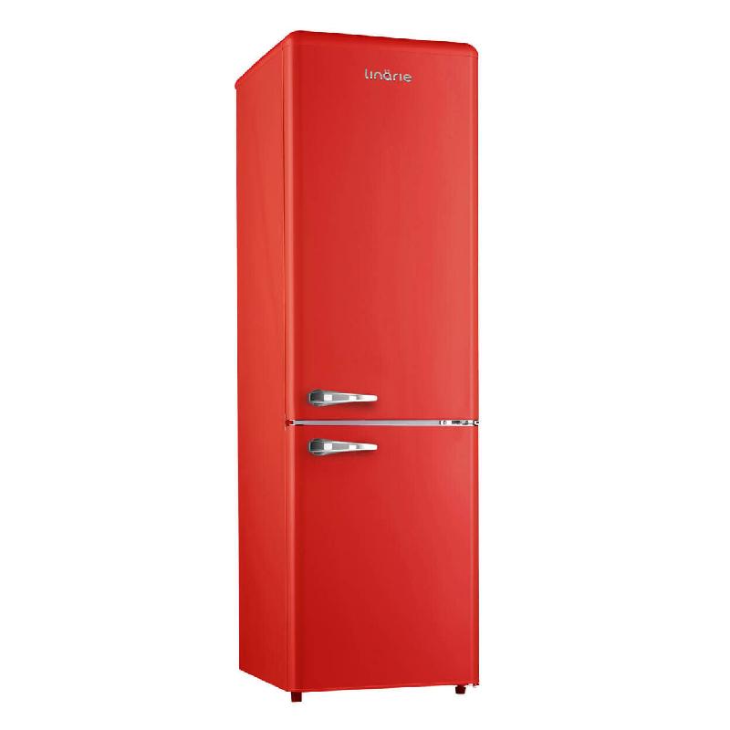 Linarie 242L Bottom Mount Refrigerator Red, LKCO250RED - Carton Damaged