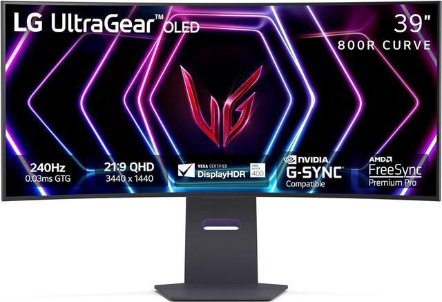 LG UltraGear 39 QHD OLED 240Hz G-Sync Gaming Monitor 39GS95QE-B - Factory Seconds
