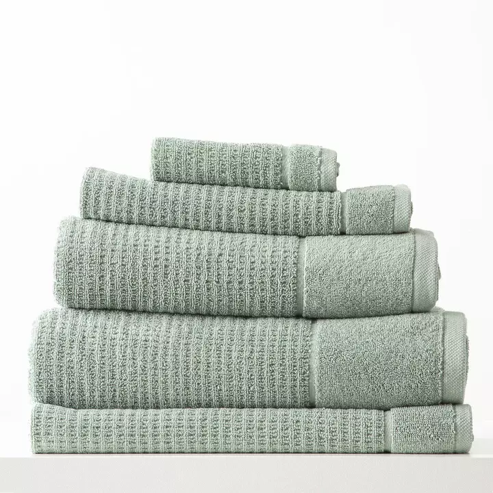 Style & Co 14-Piece Resort 600GSM Jacquard Towel Pack - Mint, Brand New