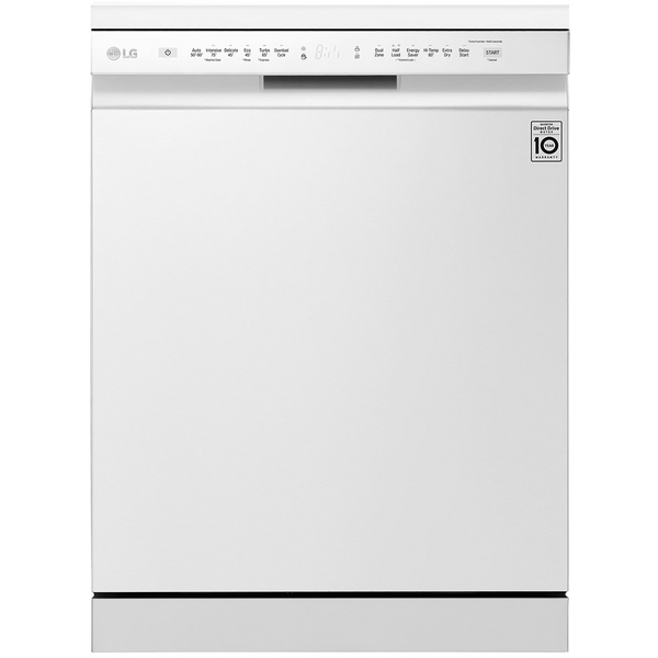 LG XD3A25MW Matte White 15 Place QuadWash® Dishwasher w/TrueSteam® - Carton Damaged