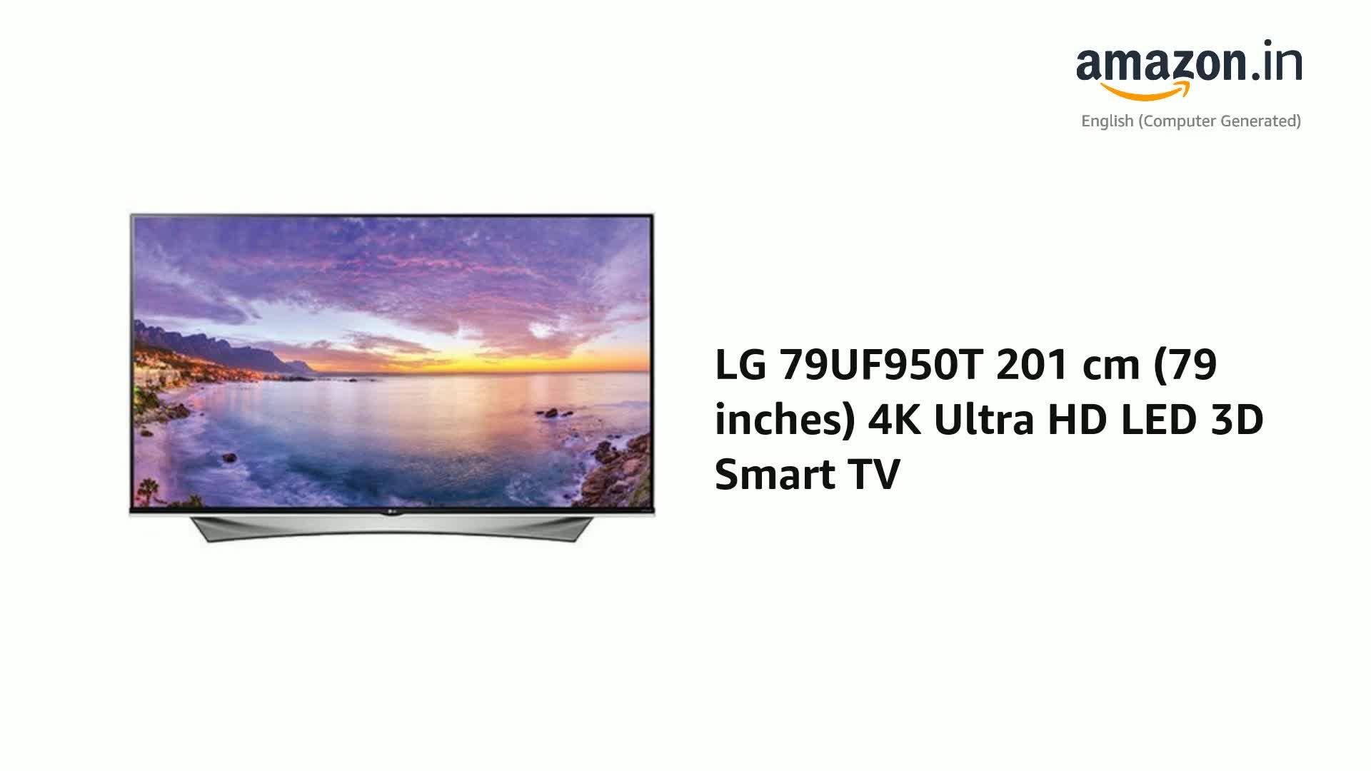 LG 79 inch Prime 4K UHD 3D TV 79UF950T _ Factory Seconds