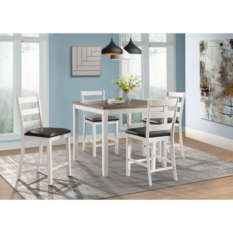 Martin Brown 5 Piece Counter Height Dinning Set_ DMT7005CS Brand new