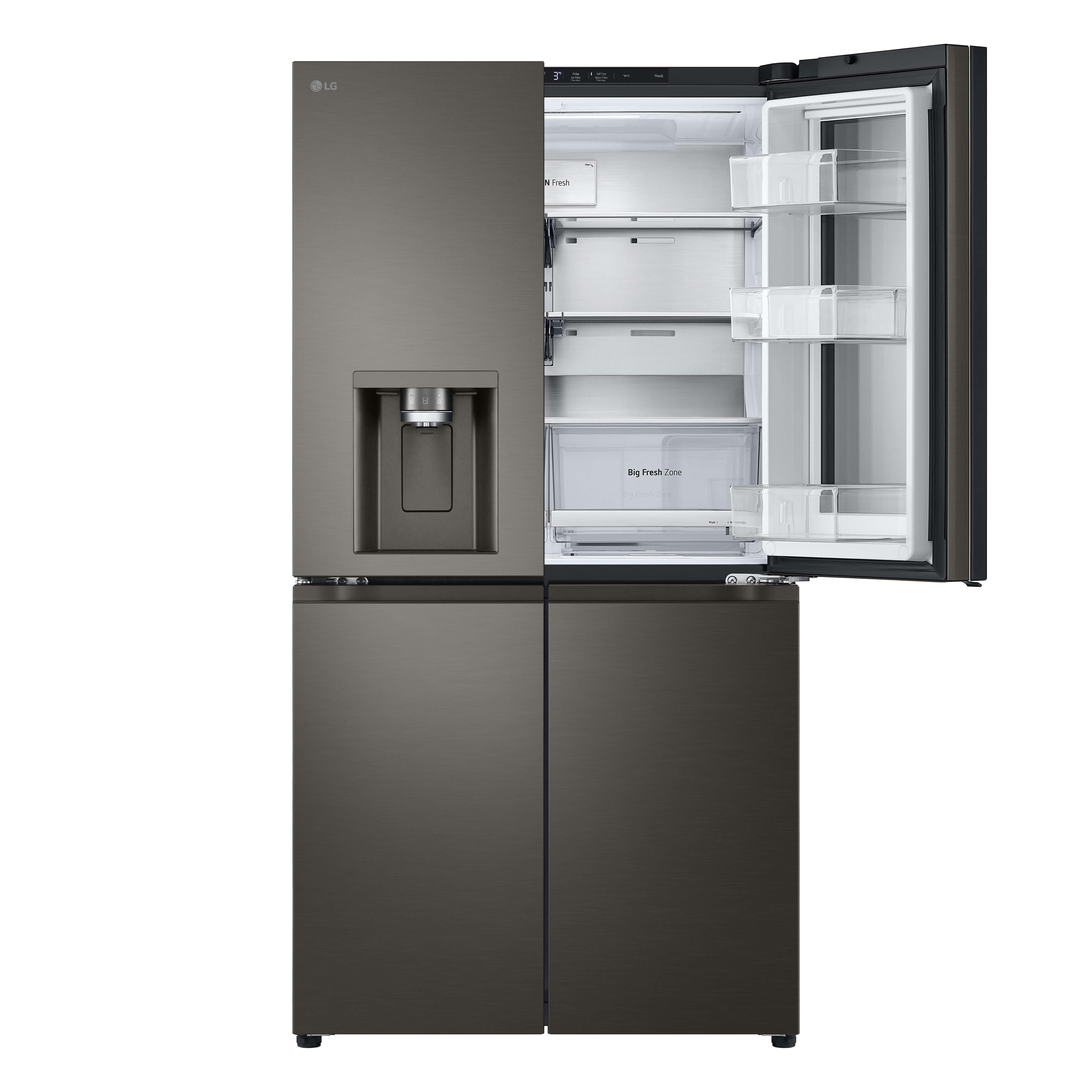 LG 642L French Door Fridge with InstaView® GF-V700BSLC - Factory Seconds