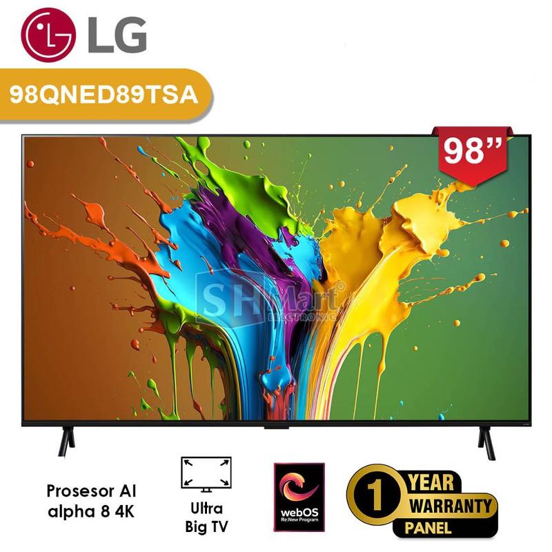 LG 98-inch QNED89 4K UHD Full Array LED Smart TV 98QNED89TSA, Carton damaged