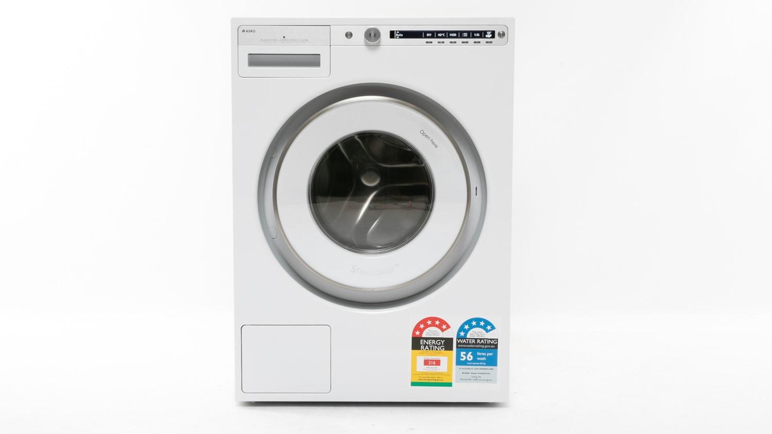 ASKO 8kg Front Load Pro Wash Washing Machine-W4086P.W - Carton Damaged