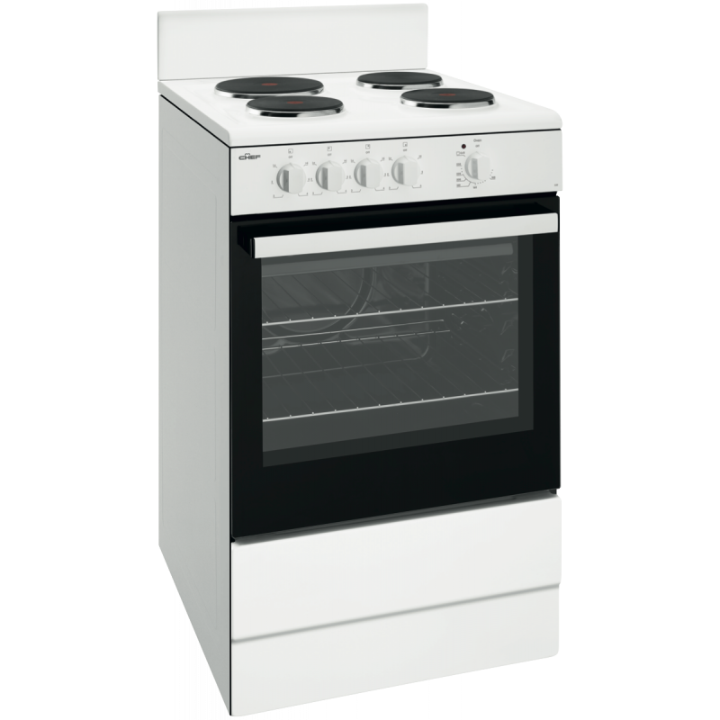 Chef 54cm Freestanding Electric Cooker CFE532WB - Factory Seconds