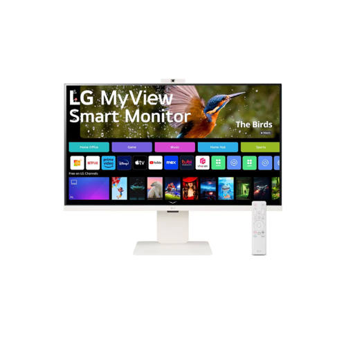 LG MyView 32” 4K UHd IPS Smart Monitor with webOS and built-in FHd webcam_32SR85U-W  - NEW