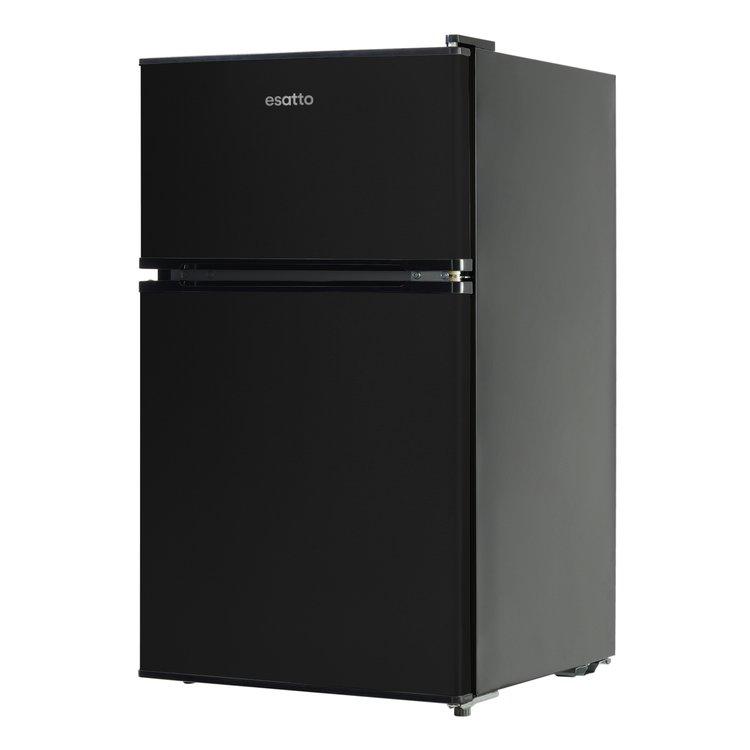 Esatto 87L Black Mini Top Mount Refrigerator EBF91B- Factory Seconds