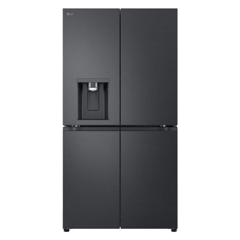 LG 636L French Door Fridge with Non Plumbed Ice & Water Dispenser - Matte Black GF-LN700MBL- Carton Damaged