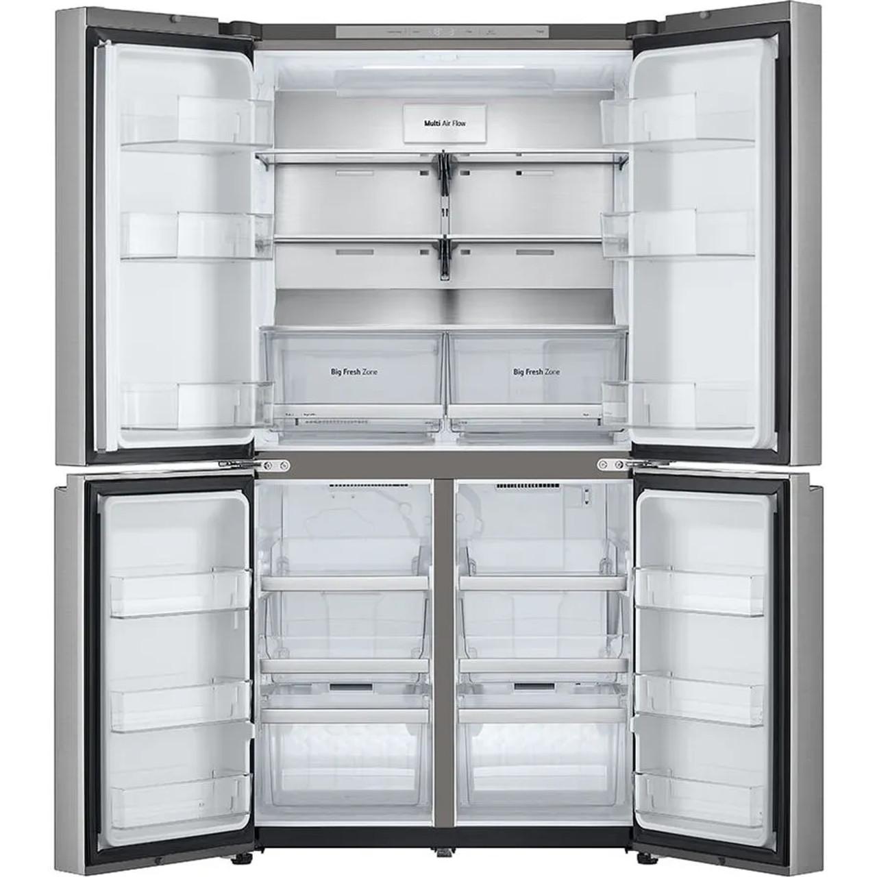 LG 665L Flat Door French Door Fridge Stainless Steel GF-B700PL - Carton Damaged