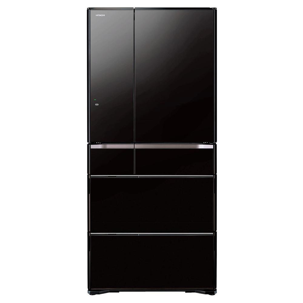 HITACHI 670L Black Glass French Door Inverter Fridge RWX670RAXK - Factory Seconds