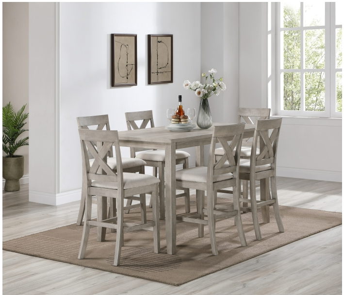 7-PIECES PACK COUNTER HEIGHT SET_SH1187-36, Brand new