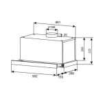 Kleenmaid Rangehood Slideout 90cm Stainless Steel RHSO91- Carton Damaged