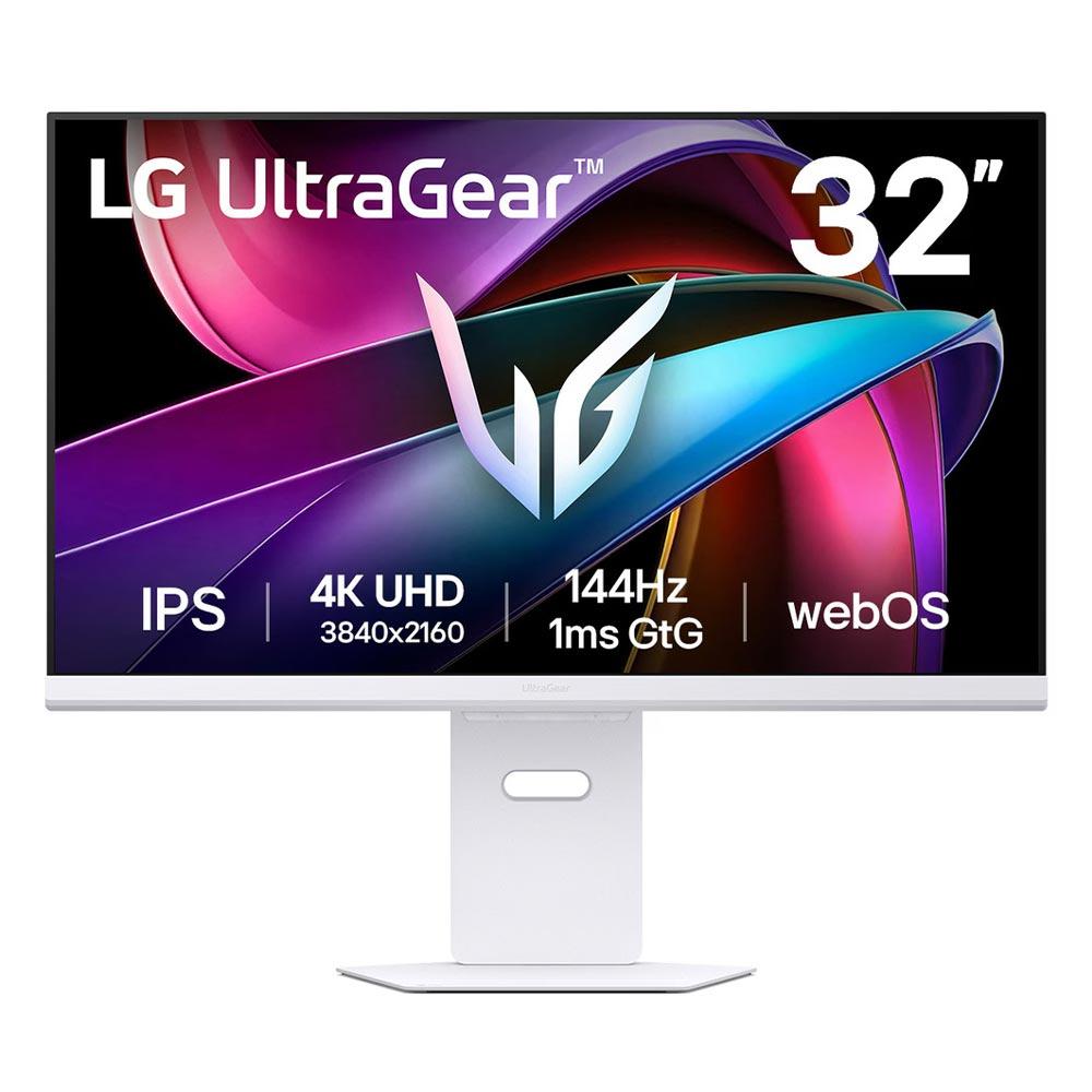 LG UltraGear 32G810SA-W 31.5-inch 4K HDR 144Hz Smart Gaming Monitor - Carton Damage