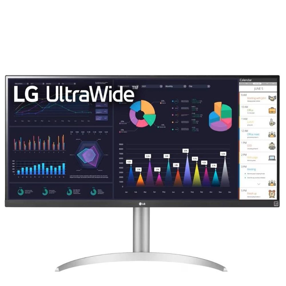 LG 34” UltraWide FHD FreeSync IPS Monitor 34WQ650-W - Factory Second 2nd