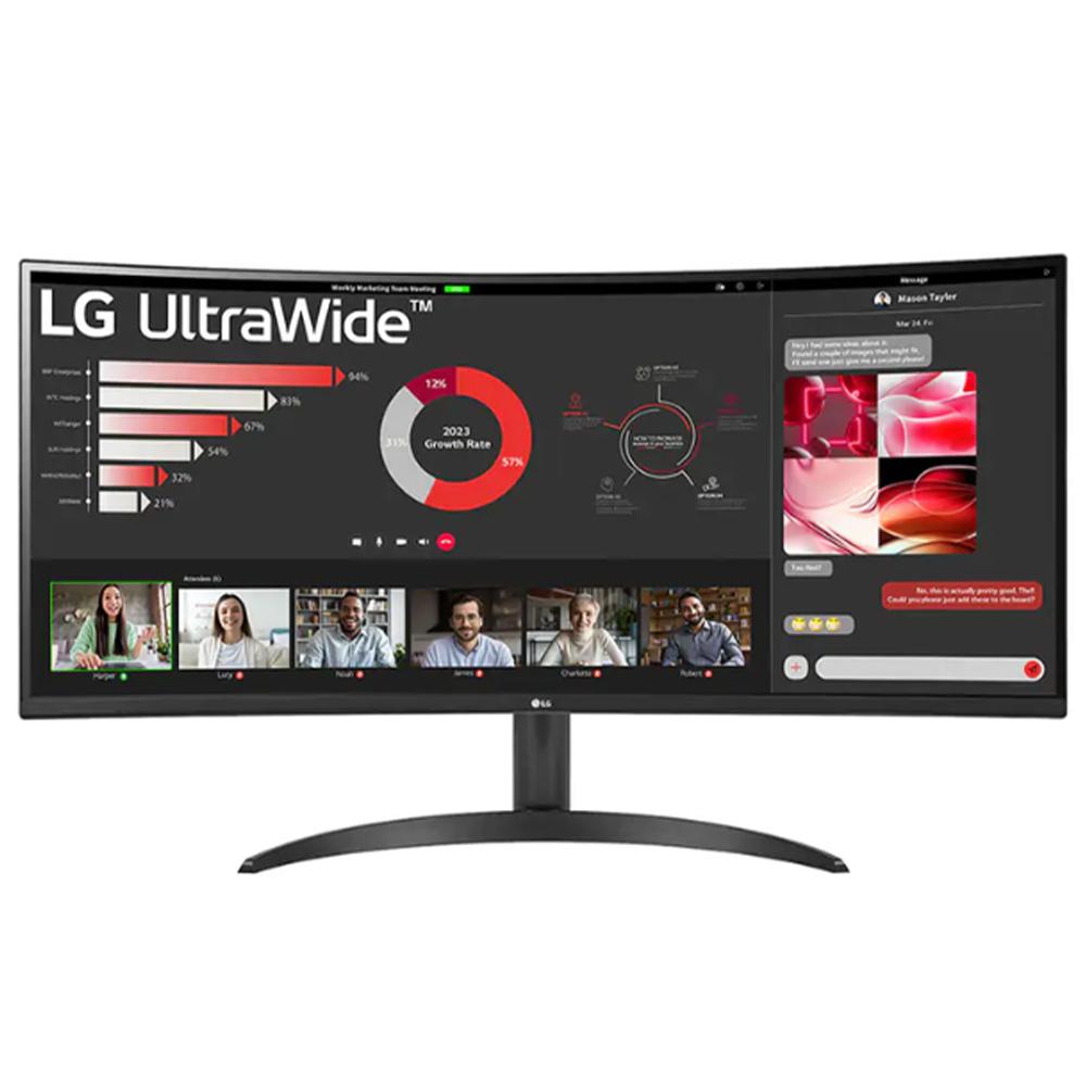 LG 34in WQHD HDR10 VA 100Hz FreeSync Curved Monitor 34WR50QC-B - Factory Second 2nd