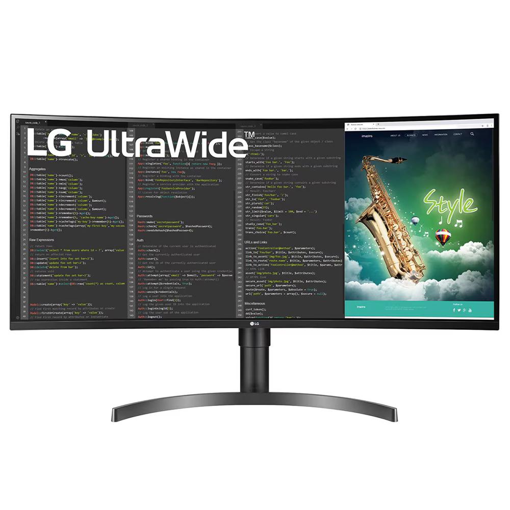 LG 35 Inch UltraWide QHD HDR VA Curved Monitor 35WN75C - Factory Seconds 2nd