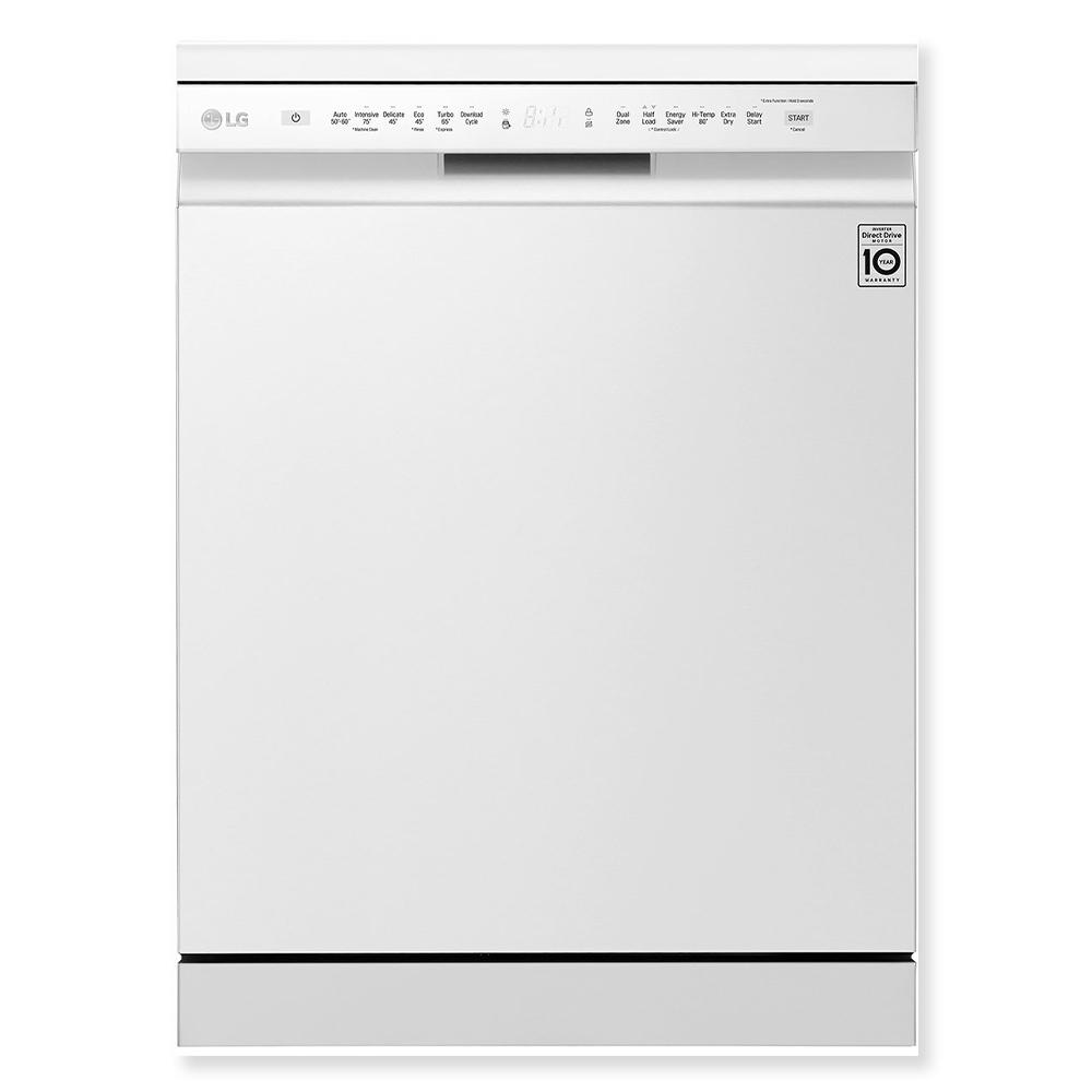 LG XD5B14WH White 14 Place QuadWash Dishwasher - Factory Seconds