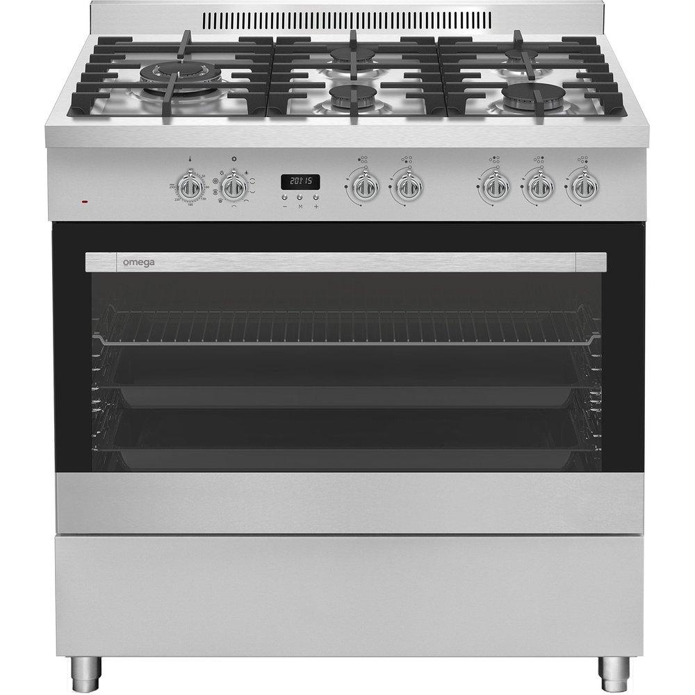 Omega 90cm Duel Fuel Freestanding Cooker OF909FX - Carton Damaged