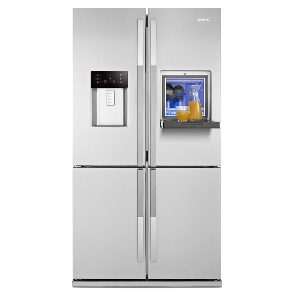 Beko GNE134620X 584L French Door Fridge in Stainless Steel Finish - Recertified