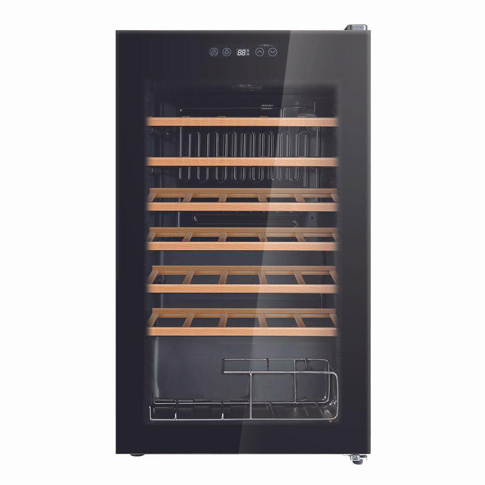 InAlto IWC34B 34 Bottle Single Zone Wine Chiller in Black - Carton Damaged