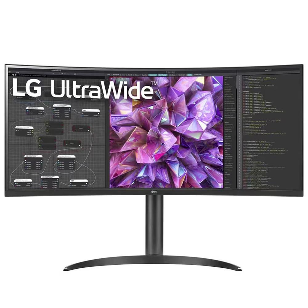 LG 34WQ75C-B 34-inch UltraWide QHD IPS Type-C Curved Monitor - Factory Seconds
