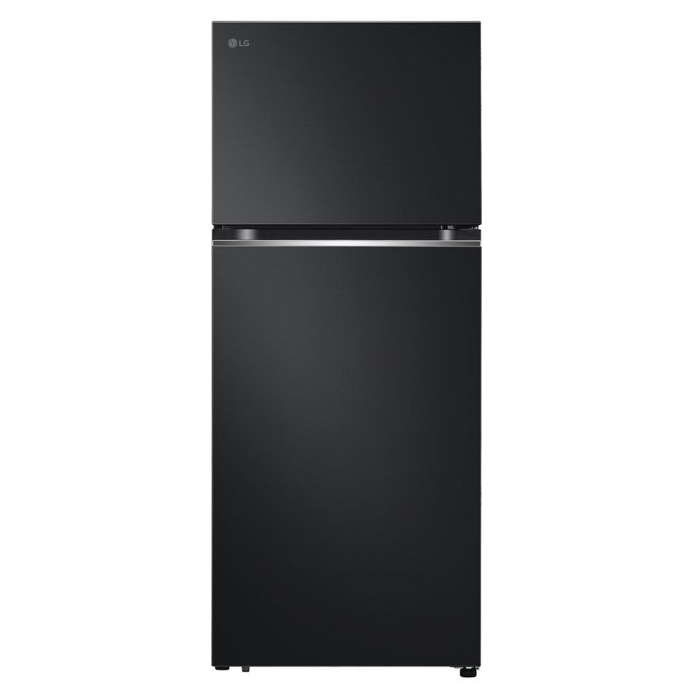 LG 375L Top Mount Fridge in Matte Black Finish GT-5MB - Factory Seconds 2nd